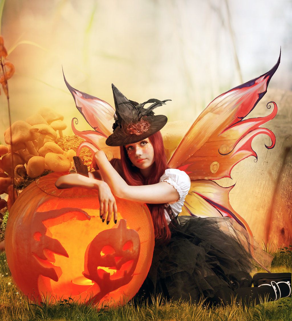 Pumpkin fae by inertiak d5i4e82